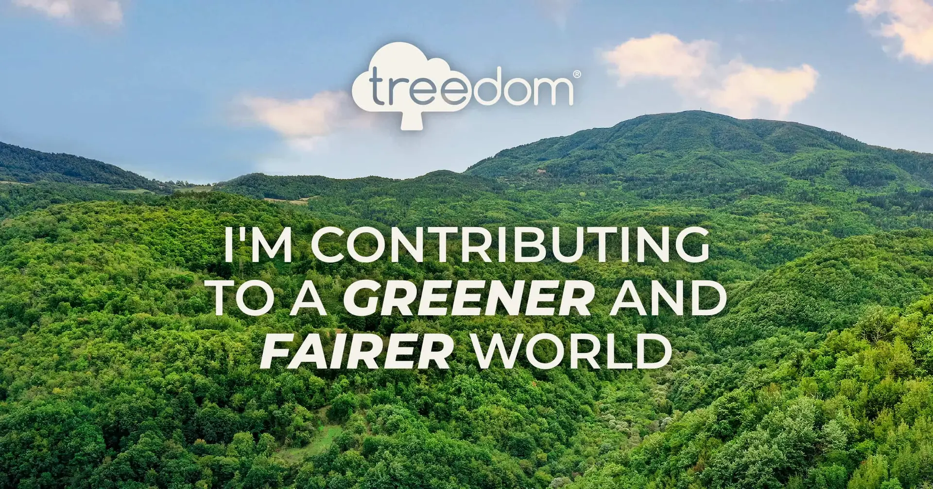 grafica treedom Dal 2020 Aeonvis sostiene i progetti di forestazione di TREEDOM​